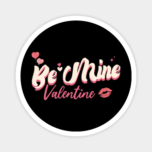 Be Mine Retro Valentine's Day Western Valentine Magnet